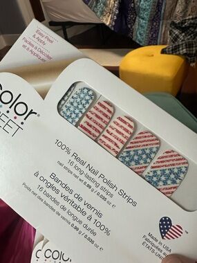 Color Street Flag, you’re it Red, White & Blue Stars and Stripes Nail Strips